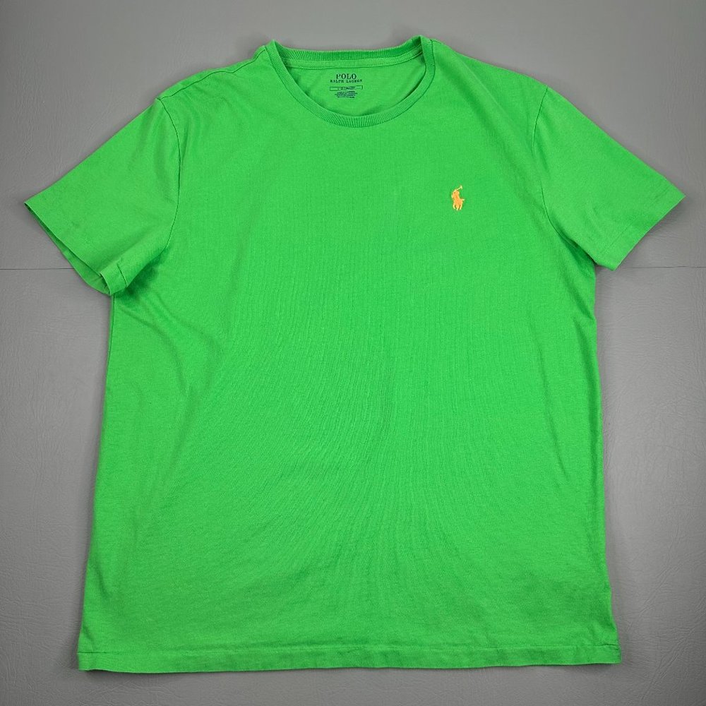 Polo Ralph Lauren Crew Neck Shirt Mens Large Short Sleeve